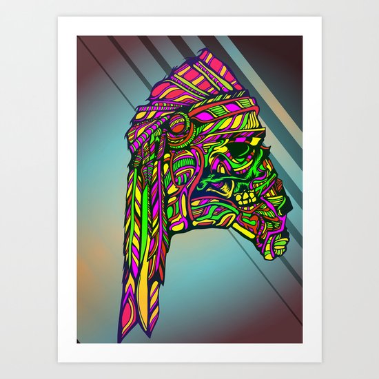 Native American Storm Trooper Art Print