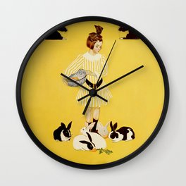 C Coles Phillips ‘Fadeaway Girl’ “A Friend of the Family” Wall Clock