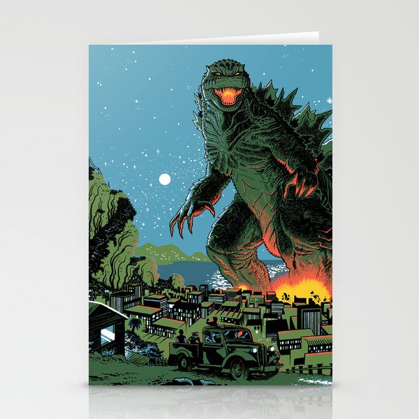 Godzilla - Blue Edition Stationery Cards