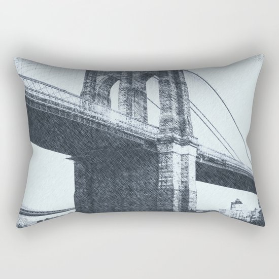Brooklyn bridge Rectangular Pillow