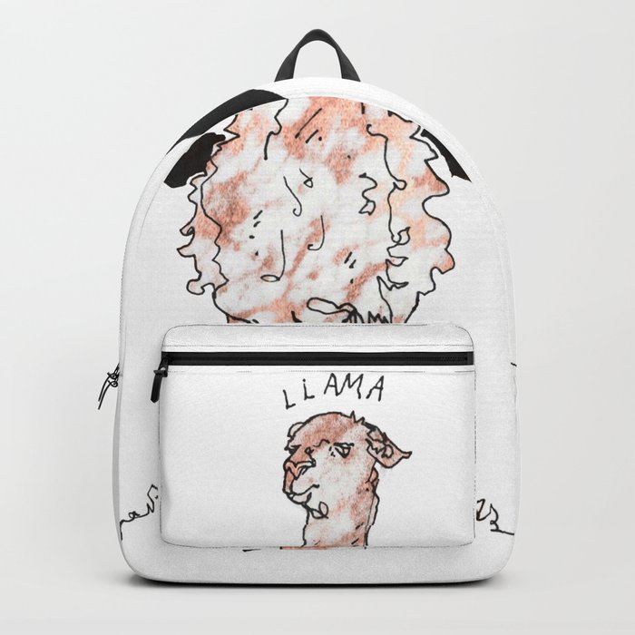 llama bookbag