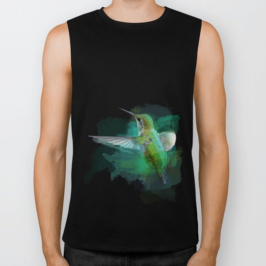 Hummingbird Biker Tank