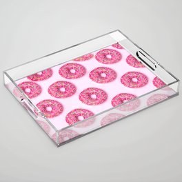 Blush Pink Donuts Acrylic Tray