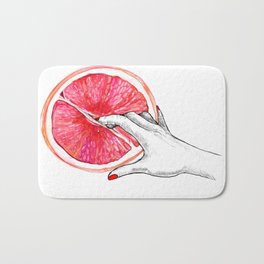 Sticky Grapefruit Bath Mat