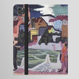 Ernst Ludwig Kirchner's View of Basel and the Rhine iPad Folio Case