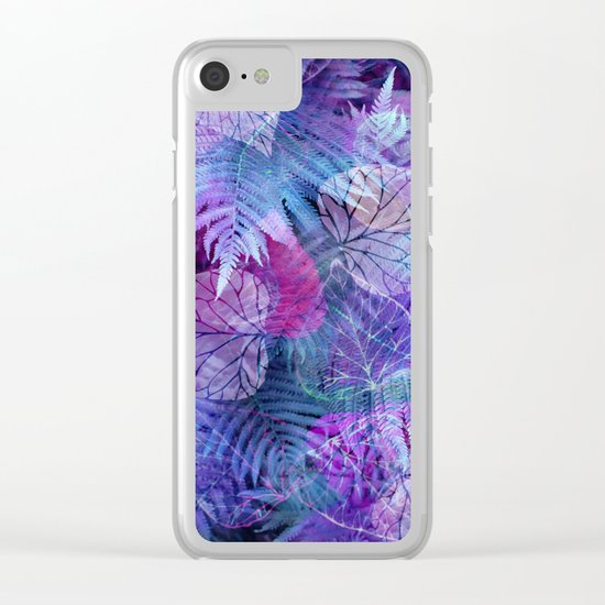 Forest Flora 3 Clear iPhone Case