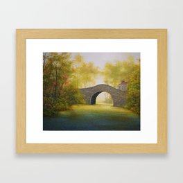 Stone Bridge Manor Framed Art Print