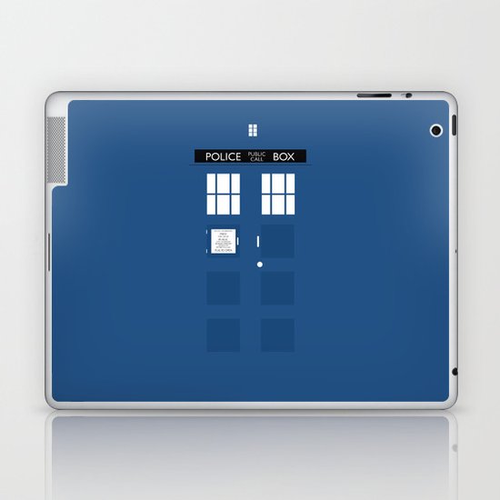 Tardis - Minimalist Laptop & iPad Skin