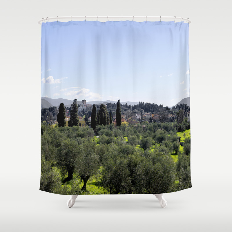 Tuscan Hills Shower Curtain By Aetherelement Society6