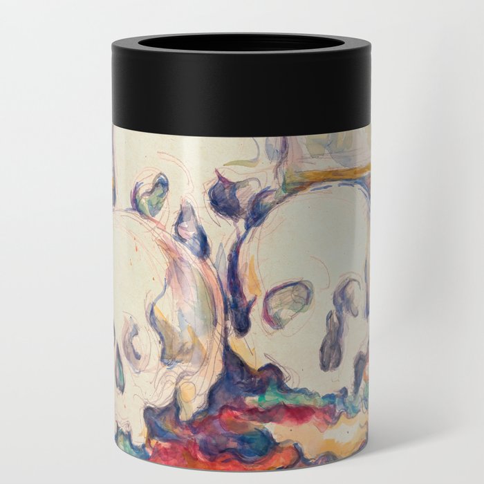 Paul Cezanne - The Three Skull Watercolor Can Cooler