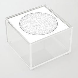 Spherical Jigsaw Puzzle. Acrylic Box