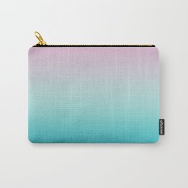 Pastel Ombre Pink Blue Teal Gradient Pattern Carry-All Pouch