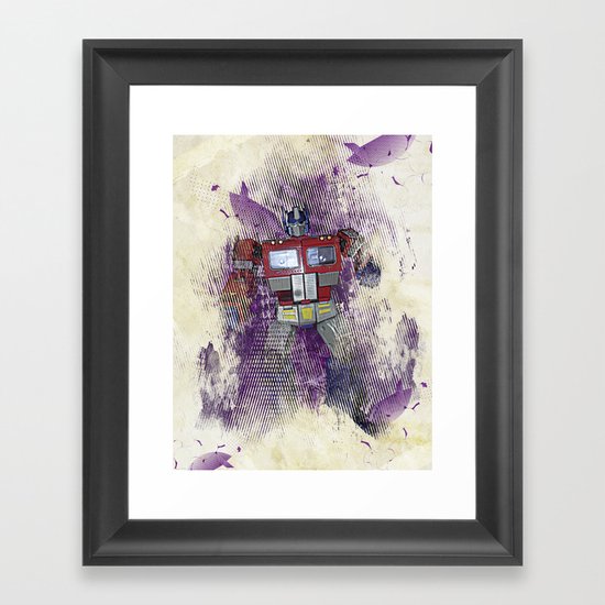 G1 - Optimus Prime Framed Art Print