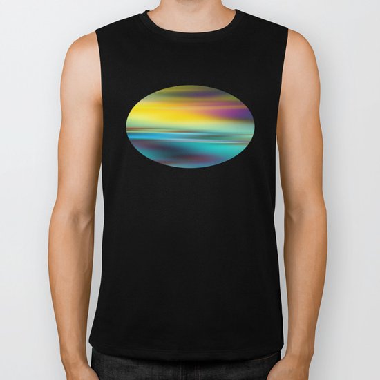 The Colors of the Sunset Biker Tank
