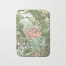 The Swing - Fragonard - Skeleton version Bath Mat