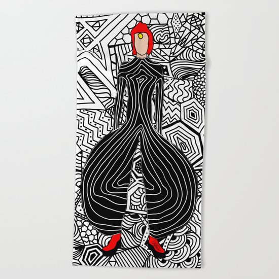 Bowie Fashion 6 Beach Towel