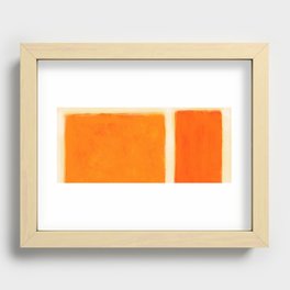 Squares after Rothko Recessed Framed Print