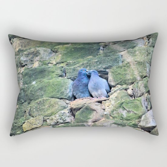 Italian Love Doves Rectangular Pillow