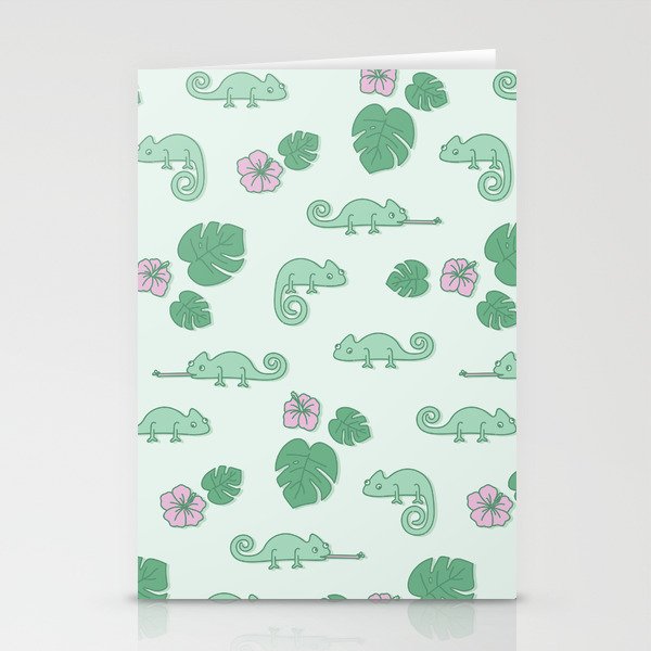 Remi the Chameleon Stationery Cards