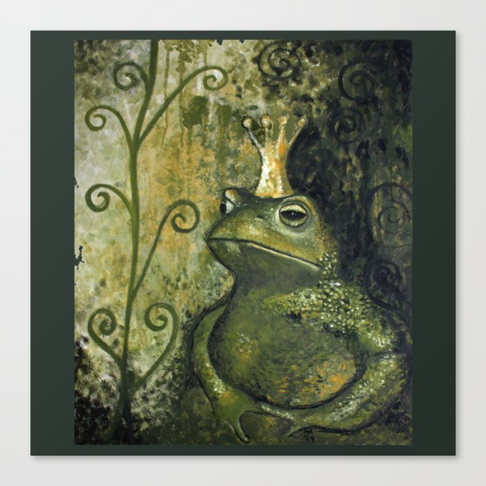 The FROG KING Canvas Print