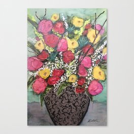 The Silver Vase Canvas Print