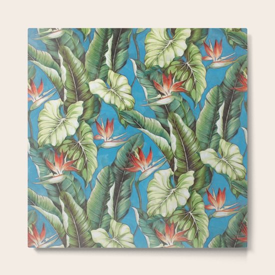 Tropical garden Metal Print