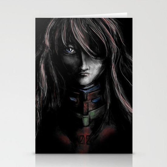Asuka Langley Soryu Digital Painting Rebuild of Evangelion 3.0 Character Poster Stationery Cards