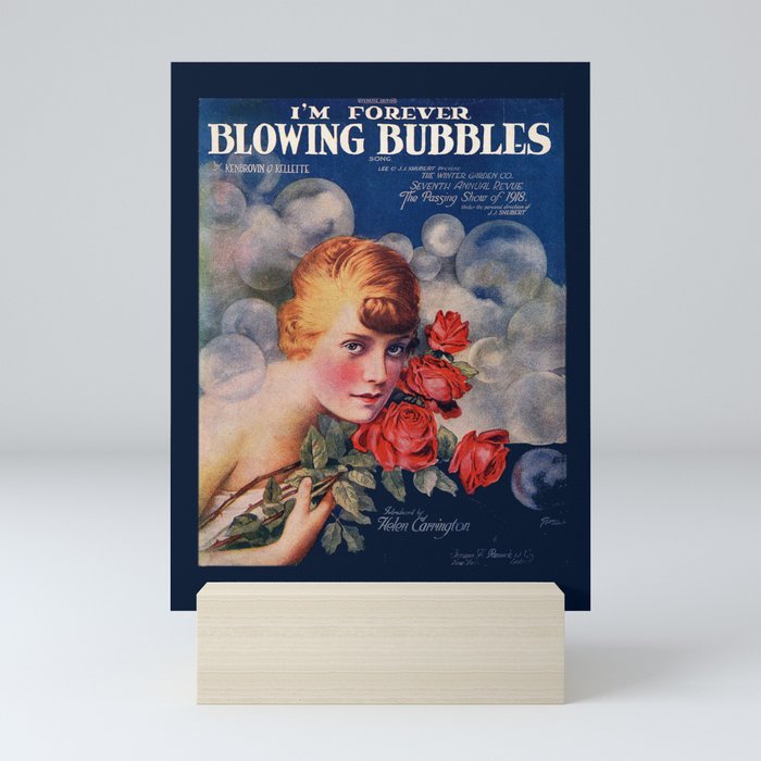 IM FOREVER BLOWING BUBBLES POSTER Mini Art Print