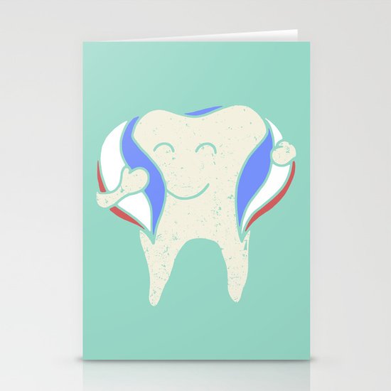 Minty Fresh Stationery Cards