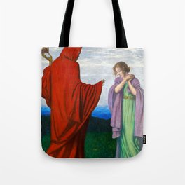The Death and the Girl, 1912 by Friedrich Konig Tote Bag