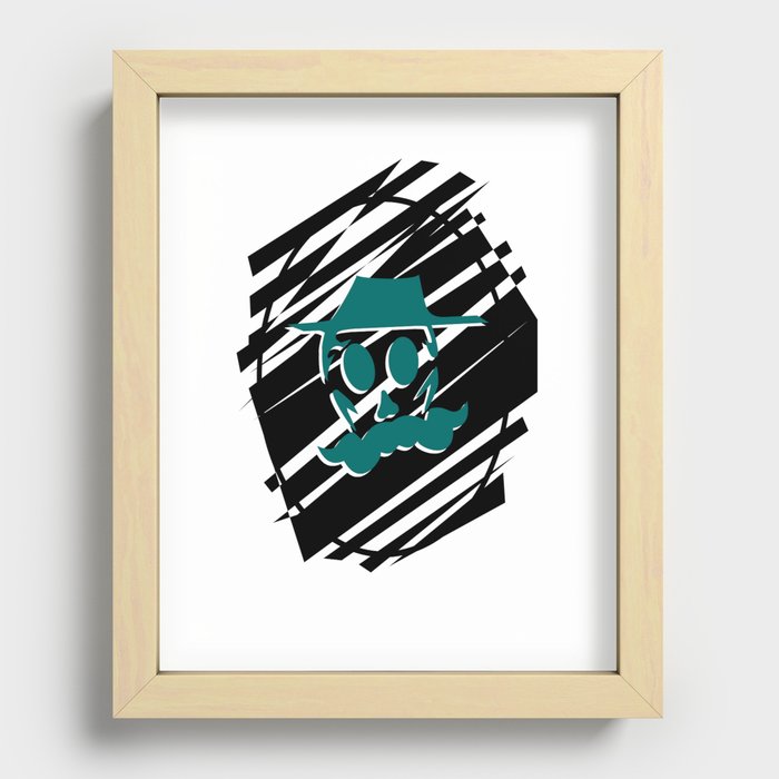 Mirror Face Recessed Framed Print