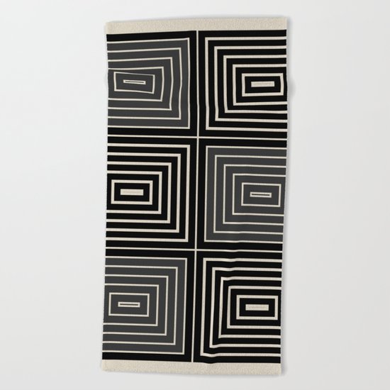 Geometry Beach Towel