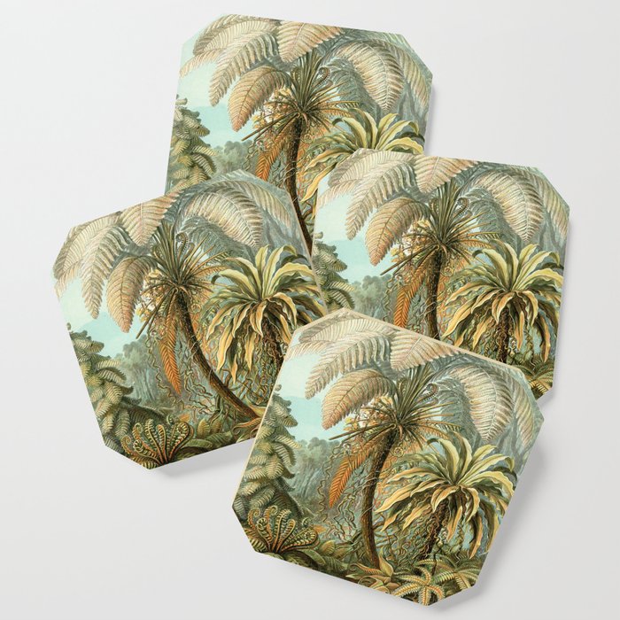 Vintage Tropical Palm Coaster