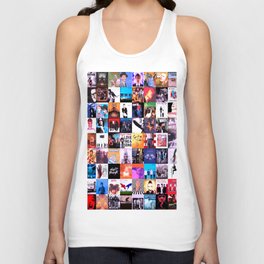 Assorted Title Cover Music, Album Covers Unisex Tank Top
