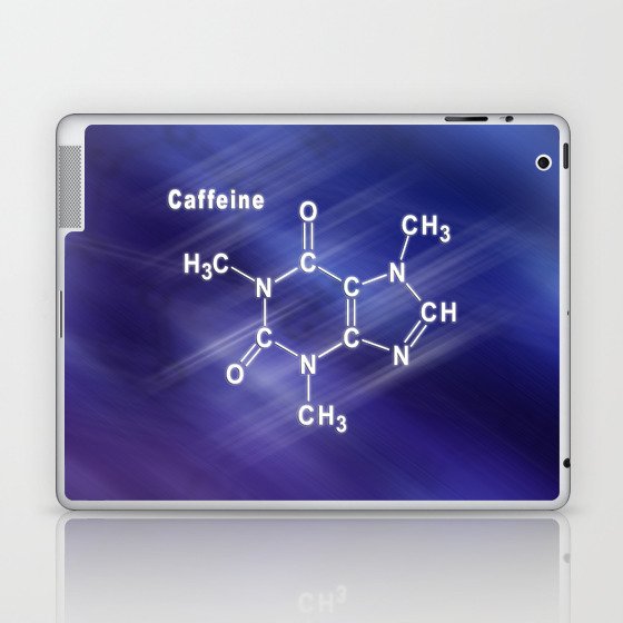 Caffeine Structural chemical formula Laptop & iPad Skin