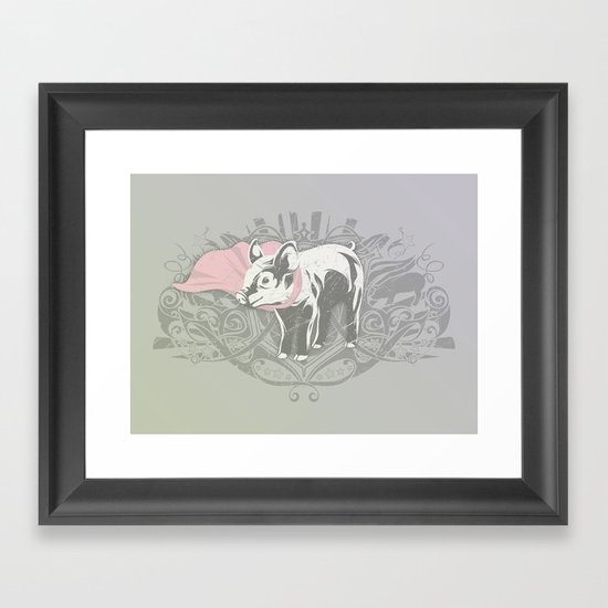 Fearless Creature: Oinx Framed Art Print
