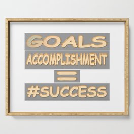 "SUCCESS EQUATION" Cute Design. Buy Now Serving Tray