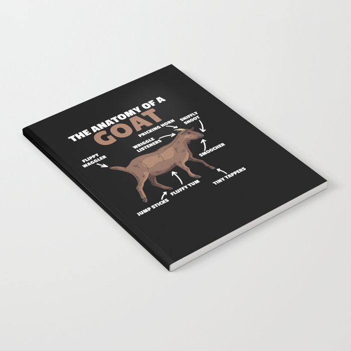 Anatomy Of A Goat Cute Goats Explanation Notebook
