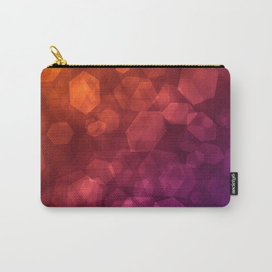 Abstraction . Red purple pattern . Carry-All Pouch
