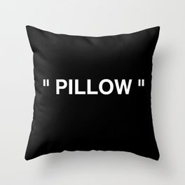 "TEXT HERE" 3 Throw Pillow