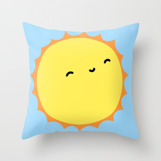 The Sun Throw Pillow