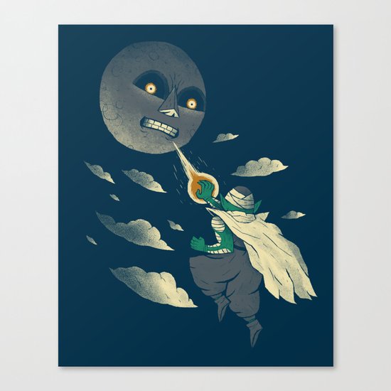 how to defeat the moon Canvas Print