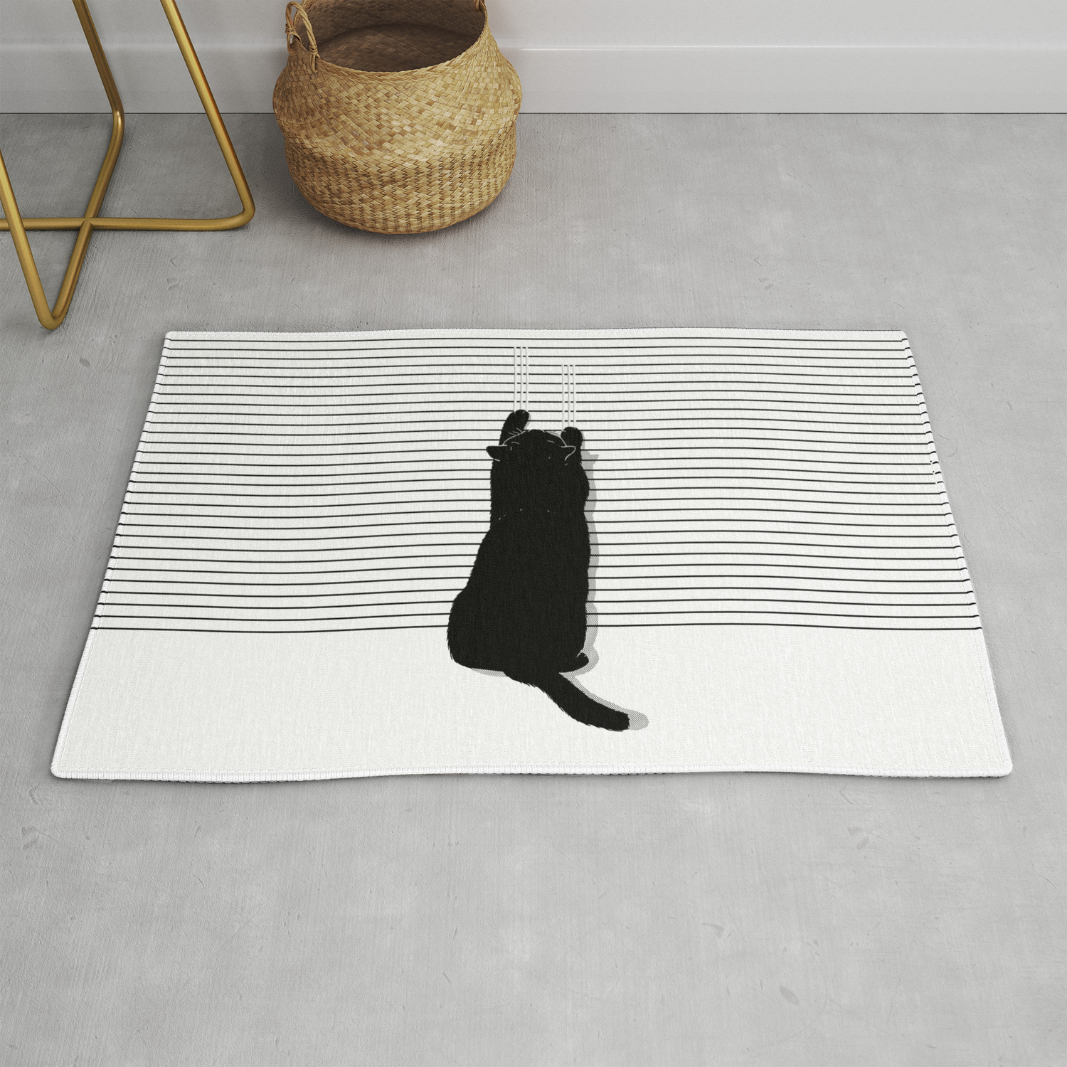 Cat Scratch Rug By Sayahelmi Society6