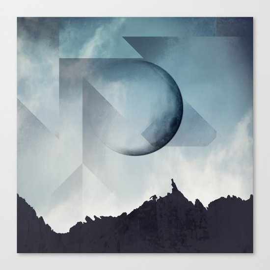 Jagged Peaks Canvas Print