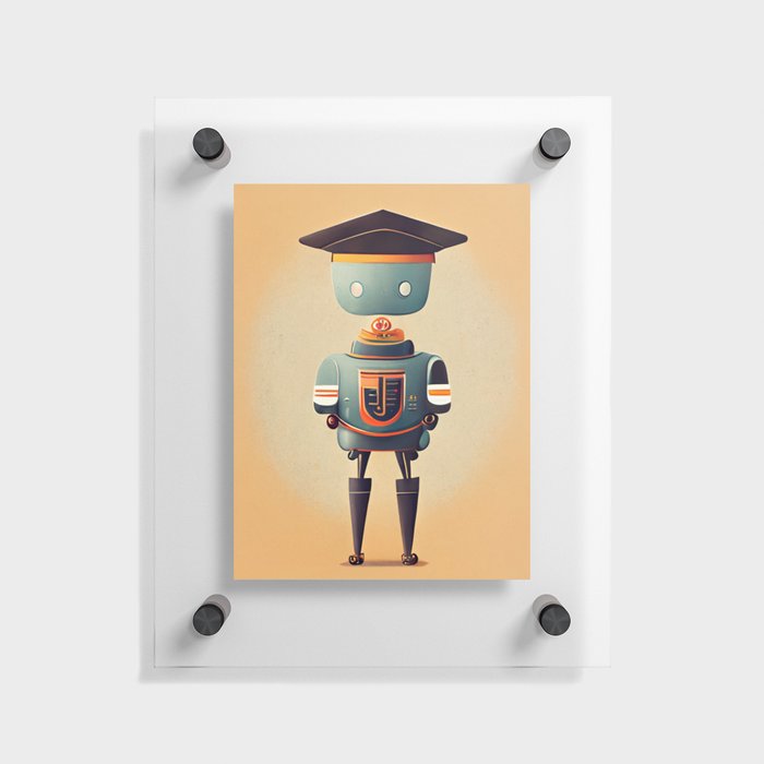 Graduate Bot Floating Acrylic Print