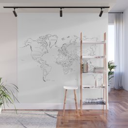 Paint your World Map Wall Mural