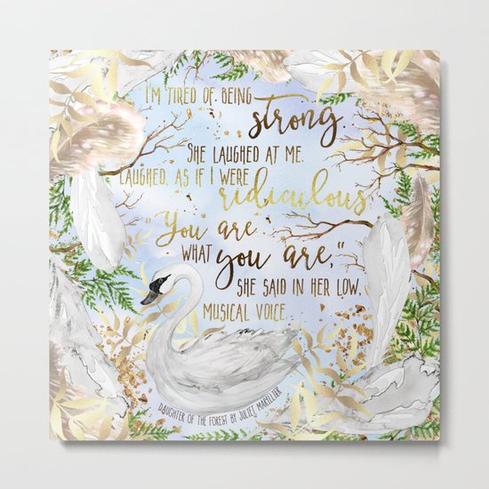 Daughter of the Forest - You Are What You Are Metal Print