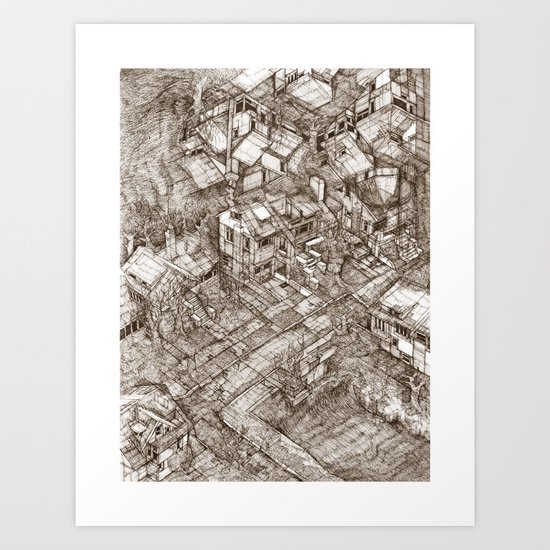Welcome to my mind Art Print