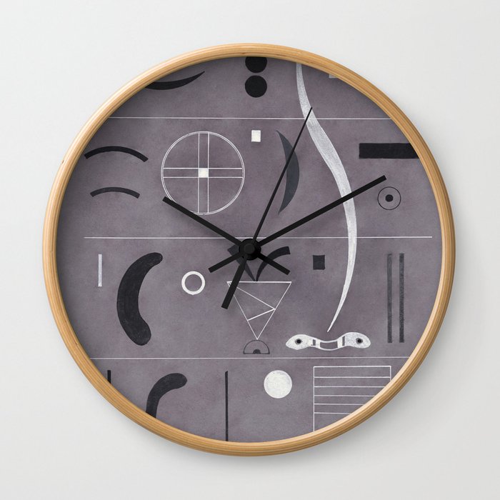 Wassily Kandinsky Four Parts (1932) Wall Clock