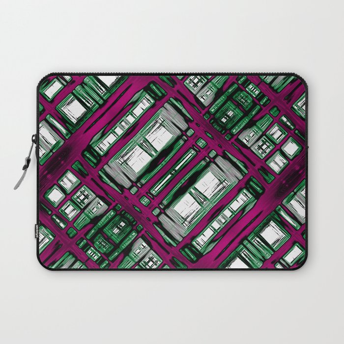 Strange Abstract Synapses Laptop Sleeve